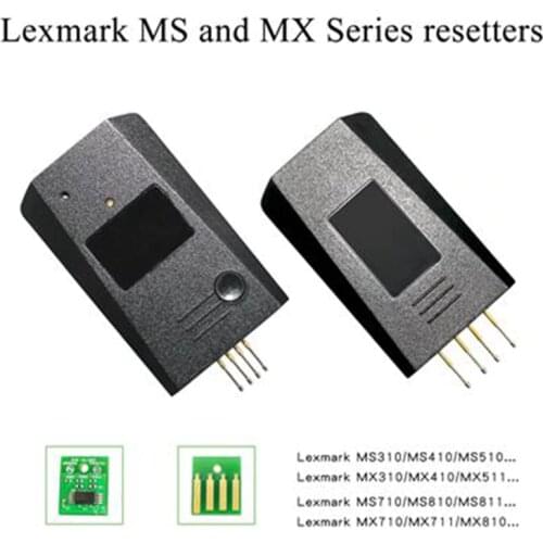 Compatible for Lexmark Chip Resetter Best Solution for MS/MX 310/410/510/610/710/810 Series Toner Chips Drum Chips 20 Credits