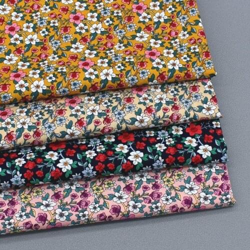 50cm * 160cm / Piece, Pure Cotton Retro Floral Cloth, Dress, Shirt, Headdress, Curtain Decoration Fabric, DIY Handmade Material