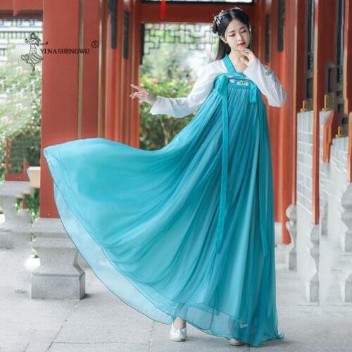 Traditional Chinese Hanfu Daily Fashion Dance Costume Dynasty Costume Chinese Costume Oriental Costume Ancient Princess Costume