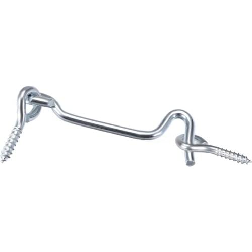 Uxcell 1.7" - 3" Cabin Hook Eye Latch Gate Door Swivel Window Door Hook with Mounting Screws 2inch 15pcs