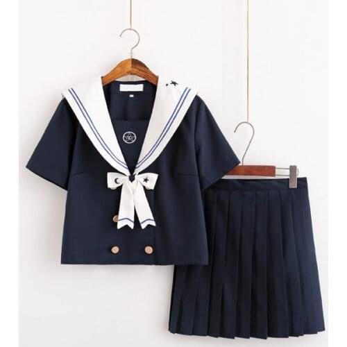 Japanese JK uniform Star Moon Fantasy JK Uniform Skirt, Day Lip, Female Sailors Dress, Japanese Uniform Suit NN-S6A