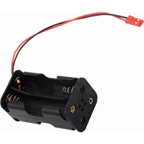 HSP 02070 Receiver Battery Compartment Case Holder Box JR Plug 4 x AA Spare Part For 1/8 1/10 Nitro Power RC Model Car
