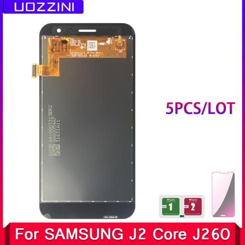 5 Pcs/Lot 100% Tested Lcds For Samsung Galaxy J2 Core J260 LCD Display Touch Screen Digitizer Assembly Replacement