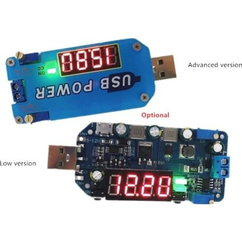 15W USB adjustable buck-boost power supply charging module 5V to 3.3V9V12V24V30V router DP2