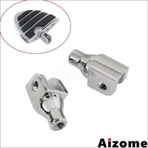 Motorcycle Highway Footrests Adjuster Foot Peg Female Mount Adapter For Honda Suzuki M109R Boulevard M90 M50 GL1800 Volusia 800