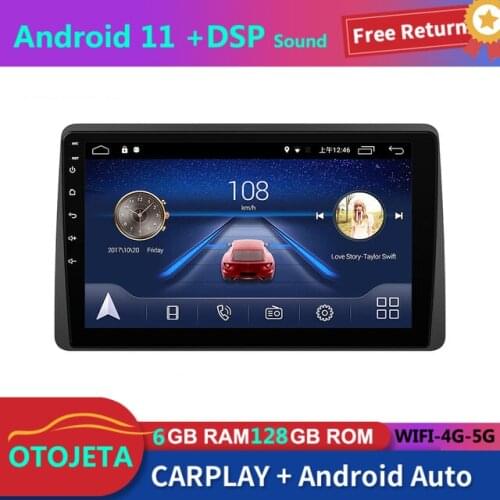 For Renault Duster 2018 Car Radio Stereo GPS Navigator 6GB Ram 128GB Rom Autoradio 2Din Android 10 Bluetooth Multimedia Player