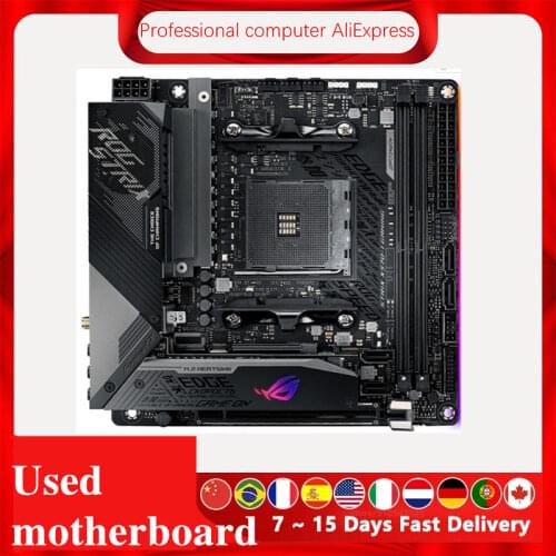 Used MINI-ITX For ASUS ROG STRIX X570-I GAMING Motherboard Socket AM4 For AMD X570 Original Desktop PCI-E 4.0 m.2 Mainboard