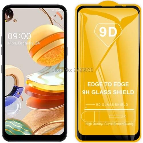 For LG K61 6.53" 5D 6D 9D Full Glue Cover Toughened Tempered Glass Film Screen Protector Guard