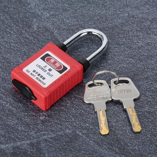 G01DP Steel Beam Safety Dust-Proof Nylon Padlock lockout Tag Out Isolation Lock