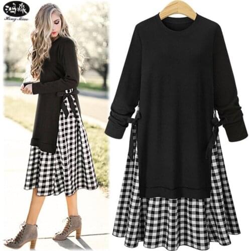 Модные платья в клетку HongMiao China At AliExpress