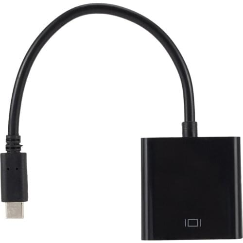 Type C to VGA Adapter Cable USB C USB 3.1 to VGA Adapter for Macbook