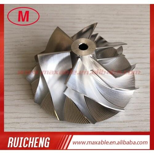CT27 6+6blades 57.04/76.13mm Turbo Billet/milling/aluminum 2618 compressor wheel