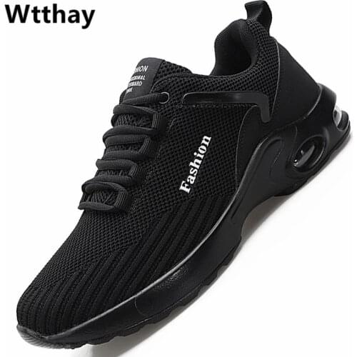 Fashion Mesh Men Casual Shoes Lightweight Breathable Sneakers Men Wear-resistant Lace-up Gym Shoes Zapatillas Hombre Plus Size