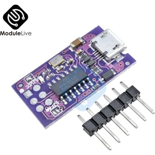 5V Micro USB Tiny AVR ISP ATtiny44 USBTinyISP Programmer For Arduino Bootloader Module ISP Microcontroller
