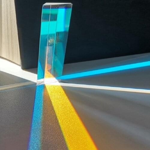 Optical Glass Triprism Student Creative Rainbow Photography Refractive Mirror Mitsubishi Artificial