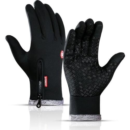 Full Finger Fishing Gloves Waterproof Winter Warm Ski Gloves Snowboard Touch Screen Gloves Drop Shipping