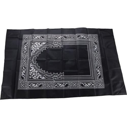 Portable Prayer Mat Muslim Travel Pocket Mat Islamic Muslim Prayer Carpet Rug Islamic Arab Ramadan Compass Waterproof Blanket