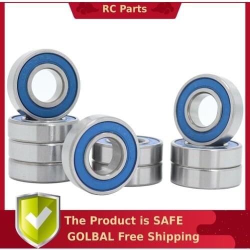 6900RS Bearing 10 PCS 10x22x6 mm ABEC-3 Hobby Electric RC Car Truck 6900 RS 2RS Ball Bearings 6900-2RS Blue Sealed