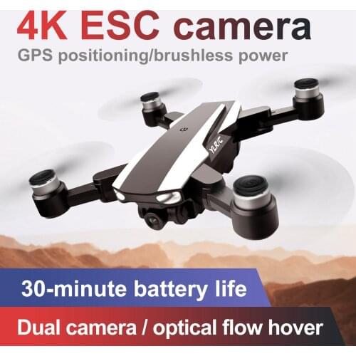 Pro Drone GPS Quadcopter with Dual Camera 4K/ 1080P HD Quadcopter Brushless Motor