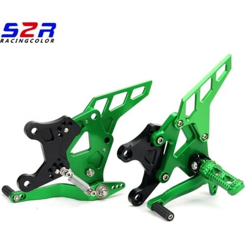 Adjustable Motorcycle Footrest Rearset Foot Rest Pegs Rear Sets Pedal For Kawasaki Z900 2017 2018