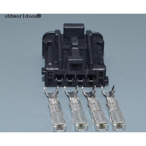 Shhworldsea 4 Pin 98817-1041 Auto Electric Plug Wiring Harness Cable Socket Female Connector With Terminals