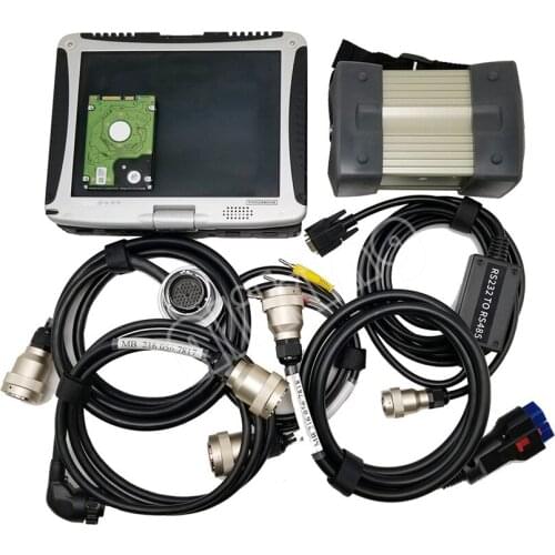 Star c3 Diagnosis Mb Scanner Software Hdd with Laptop Toughbook CF-19 Ready to Use 2 Years Warranty