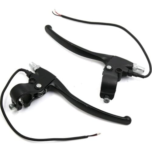 Uxcell 2PCS 7 8inch Dia Black Aluminum Alloy Motorcycle Handlebar Brake Clutch Levers