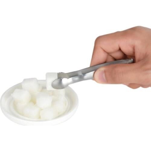 1pc Stainless Steel Coffee Sugar Clip Tweezer Mini Clamp Tong Clips Coffee Little Tea Clips Hot Kitchen Bar Tool Supply