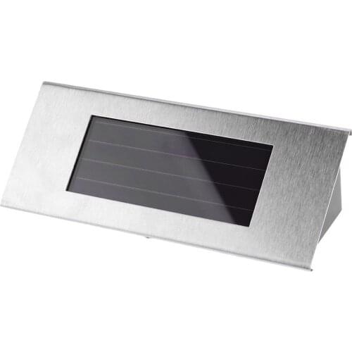 1pc LED Solar Lamp Waterproof Number Doorplate Solar Lamp Garden Outdoor House Indicating Light