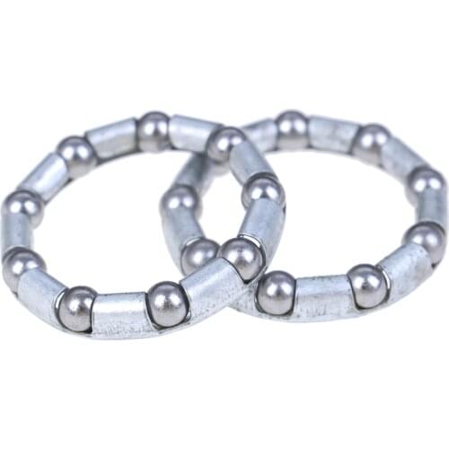 2PCs Bicycle bearing Bicycle Rear Wheel Axle Ball Bearing Cages Bike Shafts