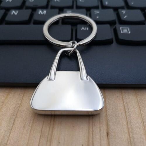 3D handbag keychain for women key ring fashion key chain key holder high quality portachiavi chaveiro llaveros bag charm