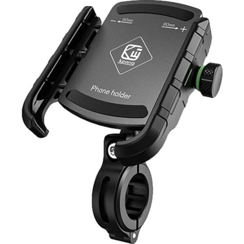 Aluminum Motorcycle Phone Holder Mount Moto Bicycle Handlebar Bracket Stand For 3-7.0 Inch Mobile Phone Rearview Mount Holders