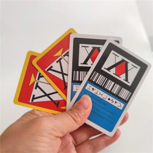 Anime HUNTER×HUNTER Card Cosplay Props GON FREECSS Killua Zoldyck Kurapika Costume Accessories