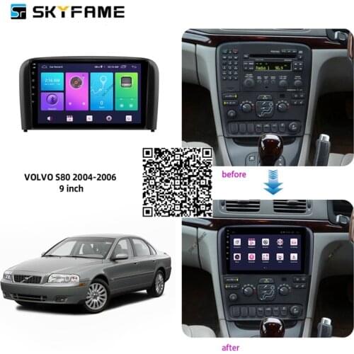For Volvo S80 2004 2005 2006 Car Radio Stereo Android Multimedia System GPS Navigation DVD Player