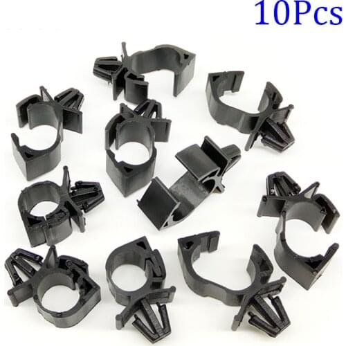 10pcs Car Wiring Harness Fasteners For Fixed Clips Automatic Route Clamp Cable Car GPS Data Cable Light Cord Fixing Organizer