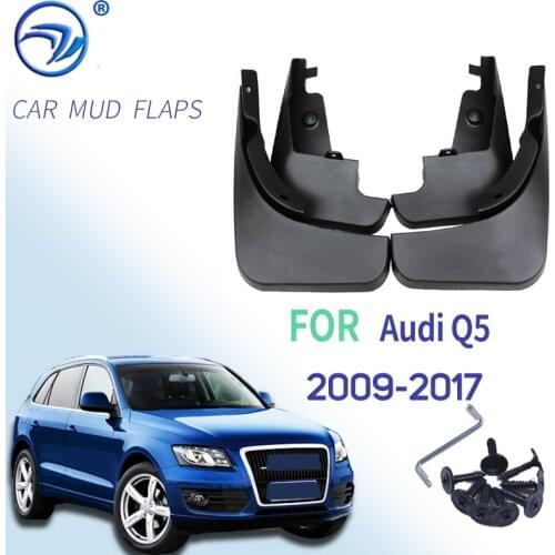 Fit For Audi Q5 2009-2016 Molded Mudflaps Mud Flap Flaps Splash Guards Fender 2015 2014 2010-2013 Front Rear Accessories