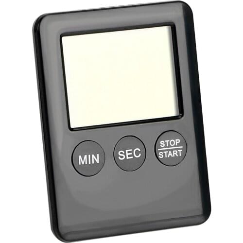 NICEYARD Alarm Clock Square Count Up Countdown Kitchen Cooking Timer Large LCD Digital Screen with Magnet