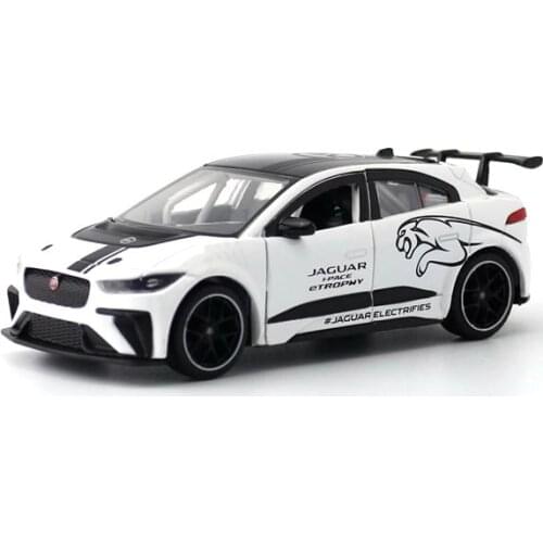 JACKIEKIM Diecast Metal Model/1:36 Scale/Jaguar I-Pace Super Racing/Pull Back Toy Car/Educational Collection/Gift For Children