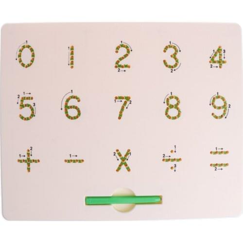 Magnetic Drawing Board for Children Kids Tablet Magnet Drawing Board 0-9 Math and Letter Learning Kid Toys Writing Education Toy