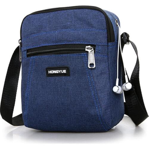 Retro Travel mens Shoulder Bag Flip Solid Color Casual Messenger Canvas Fashion Zipper Multifunctional mens Shoulder Bag