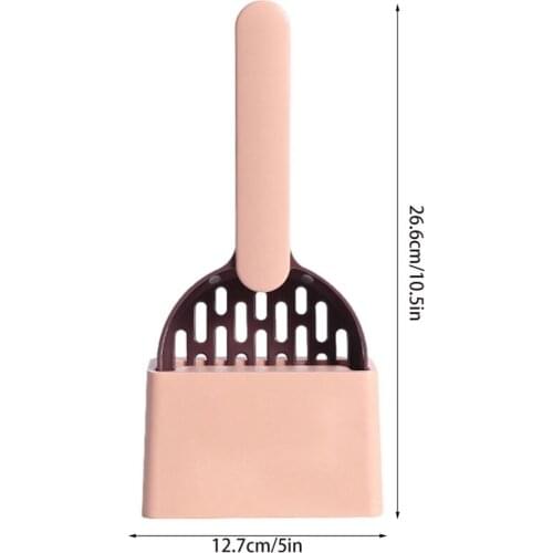 Plastic cat litter shovel poop pet litter feces artifact dog shovel pet cleaning tool Hollow style is light and easy to clean