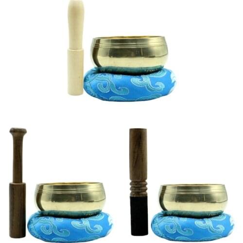 69HD Yoga Singing Bowl Buddhism Tibetan Chakra Meditation Metal Singing Bowls
