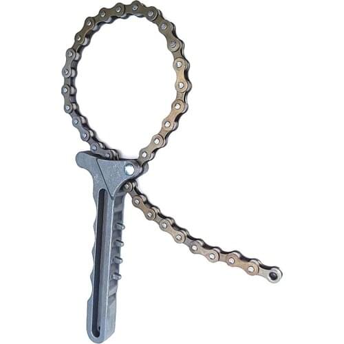 Universal Oil Chain Wrench Oil Fuel Filter Filters Remover Tool Car Engine Torque Chain Wrench Grip Spanner Plier Remover New