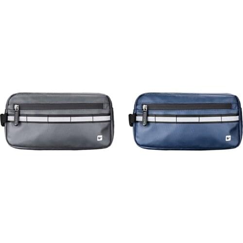 2x Rhinowalk Bicycle Bag Front Tube Frame Handlebar Bag Waterproof Cycling Bag Bicycle Accessories Blue & Grey