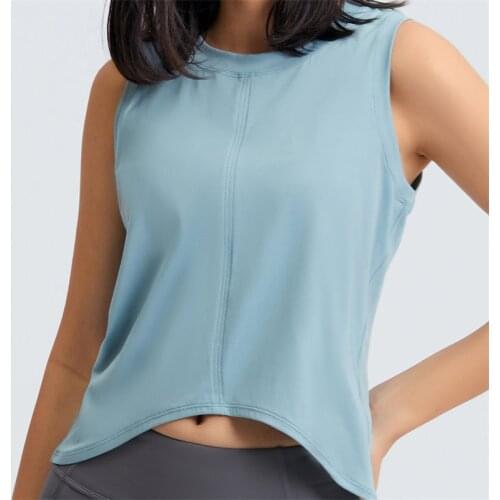 Nepoagym SUNRISE Lightweight Brushed Casual Women Tank Tops Loose Fit Womens Summer Tops Basic Gym Shirts Tees Fitness Workout