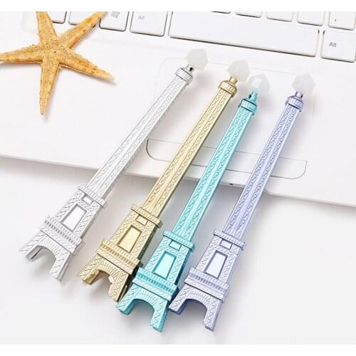 1/2/ 6/10/12 Pcs Creative Towershape Ballpoint Pen , Student Writing Office Stationery , Wedding Office Gift
