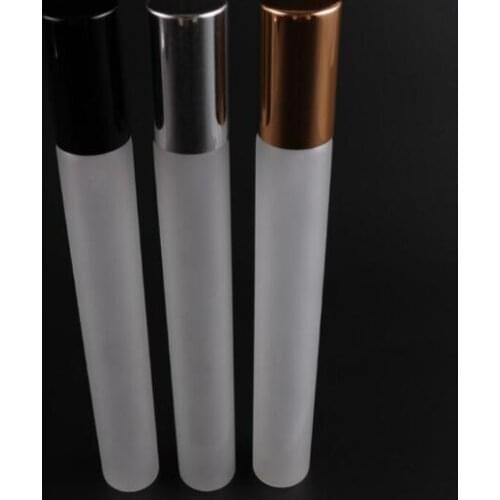 20ml Frosted Glass Spray Bottle Refillable Perfume Atomizer Thin Glass Perfume Vials 20cc Sample Packing Bottles