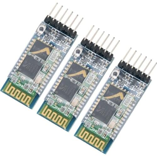 3Pcs HC-05 6 Pin Bluetooth RF Transceiver Master Slave Integrated Bluetooth Module Serial Port Communication For Arduino