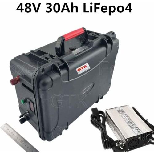 48V 30ah LiFePO4 battery pack for electric motorcycles scooter 1500W 2000W motor electric bike motorbike solar system tricycle