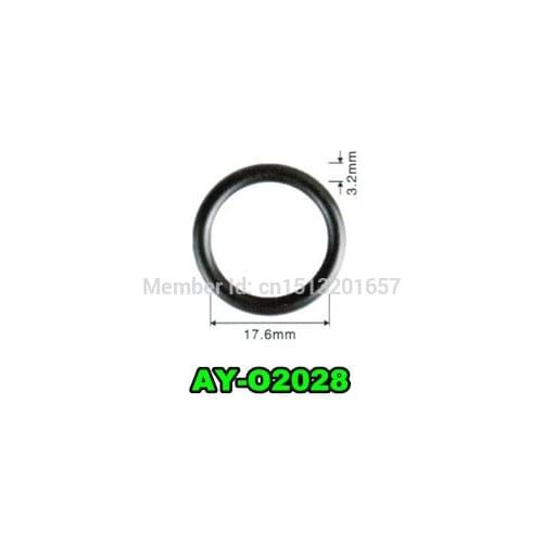 50pieces top quality 17.6*3.2mm auto parts rubber seal kit for Toyota fuel inejctor repair kits (AY-O2028)